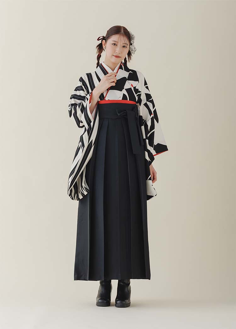 M0001 鶴 矢羽根 × H0004 黒