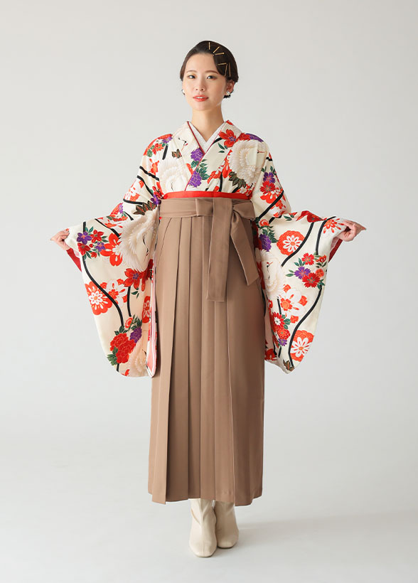 M0018 たてわく鶴 × H0011 ブラウン